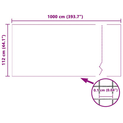 Síť Proti Hmyzu Bílá 112 X 1000 Cm Skelný Polyester