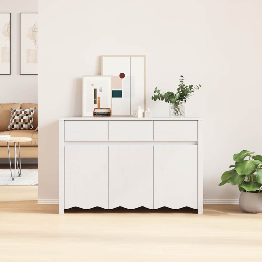 Servírovací Skříň Se Zásuvkou Drammen Bílá 114 X 43 X 75,5 Cm
