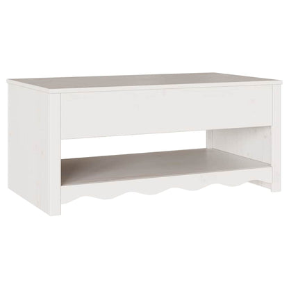 Konferenční Stolek Se Zásuvkou Drammen Bílá 99 X 55 X 45 Cm