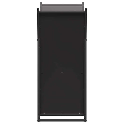 Stojan Na Palivové Dřevo Černý Ocel Válcovaná Za Studena