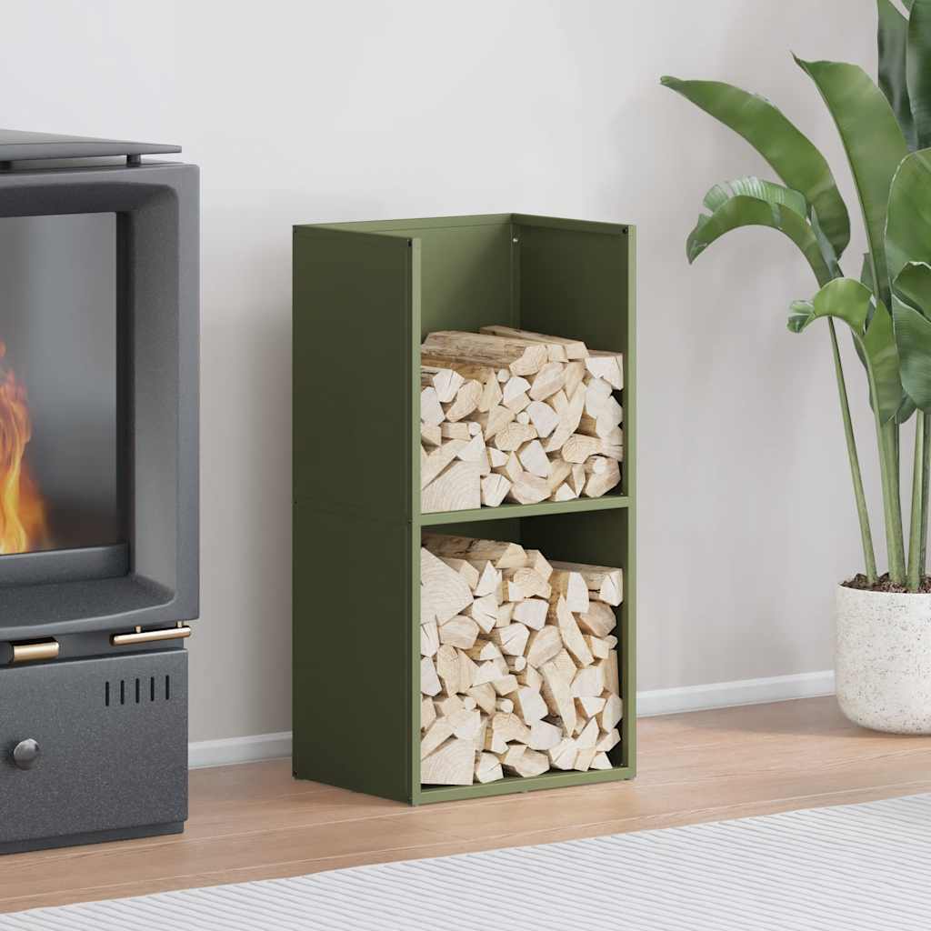 Stojan Na Palivové Dřevo Antracit Ocel Válcovaná Za Studena