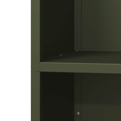 Stojan Na Palivové Dřevo Olive Green Ocel Válcovaná Za Studena