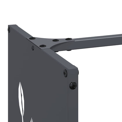 Stojan Na Palivové Dřevo Antracit Ocel Válcovaná Za Studena