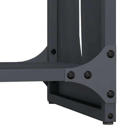 Stojan Na Palivové Dřevo Antracit Ocel Válcovaná Za Studena