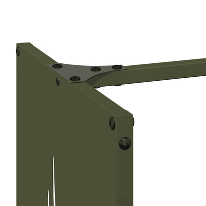Stojan Na Palivové Dřevo Olive Green Ocel Válcovaná Za Studena