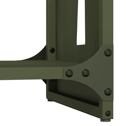 Stojan Na Palivové Dřevo Olive Green Ocel Válcovaná Za Studena