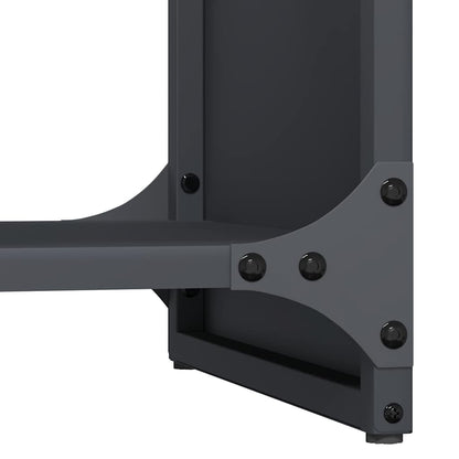 Stojan Na Palivové Dřevo Antracit Ocel Válcovaná Za Studena