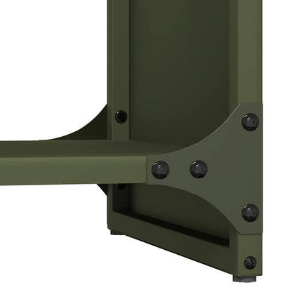 Stojan Na Palivové Dřevo Olive Green Ocel Válcovaná Za Studena
