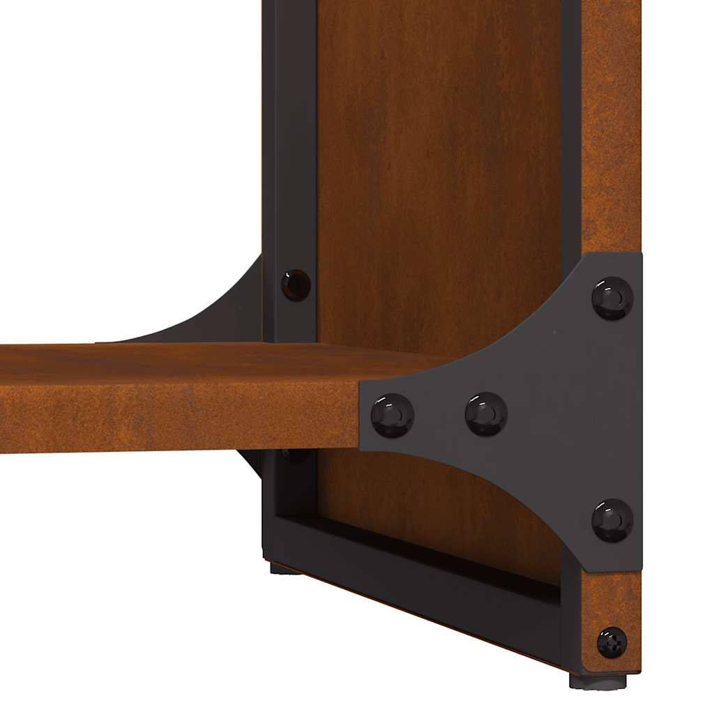 Stojan Na Palivové Dřevo 40X30X80 Cm Povětrnostně Odolná Ocel