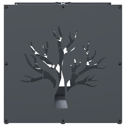 Stojan Na Palivové Dřevo Antracit Ocel Válcovaná Za Studena