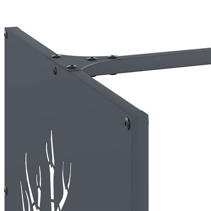 Stojan Na Palivové Dřevo Antracit Ocel Válcovaná Za Studena