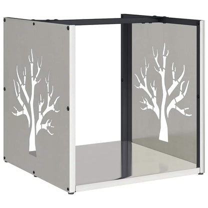 Stojan Na Palivové Dřevo 40X40X40 Cm Z Nerezové Oceli