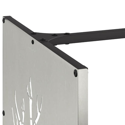 Stojan Na Palivové Dřevo 40X40X40 Cm Z Nerezové Oceli