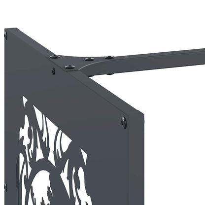 Stojan Na Palivové Dřevo Antracit Ocel Válcovaná Za Studena