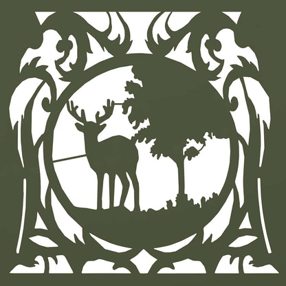 Stojan Na Palivové Dřevo Olive Green Ocel Válcovaná Za Studena