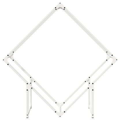 Stojan Na Palivové Dřevo Bílý Ocel Válcovaná Za Studena