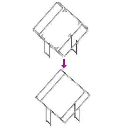 Stojan Na Palivové Dřevo Bílý Ocel Válcovaná Za Studena