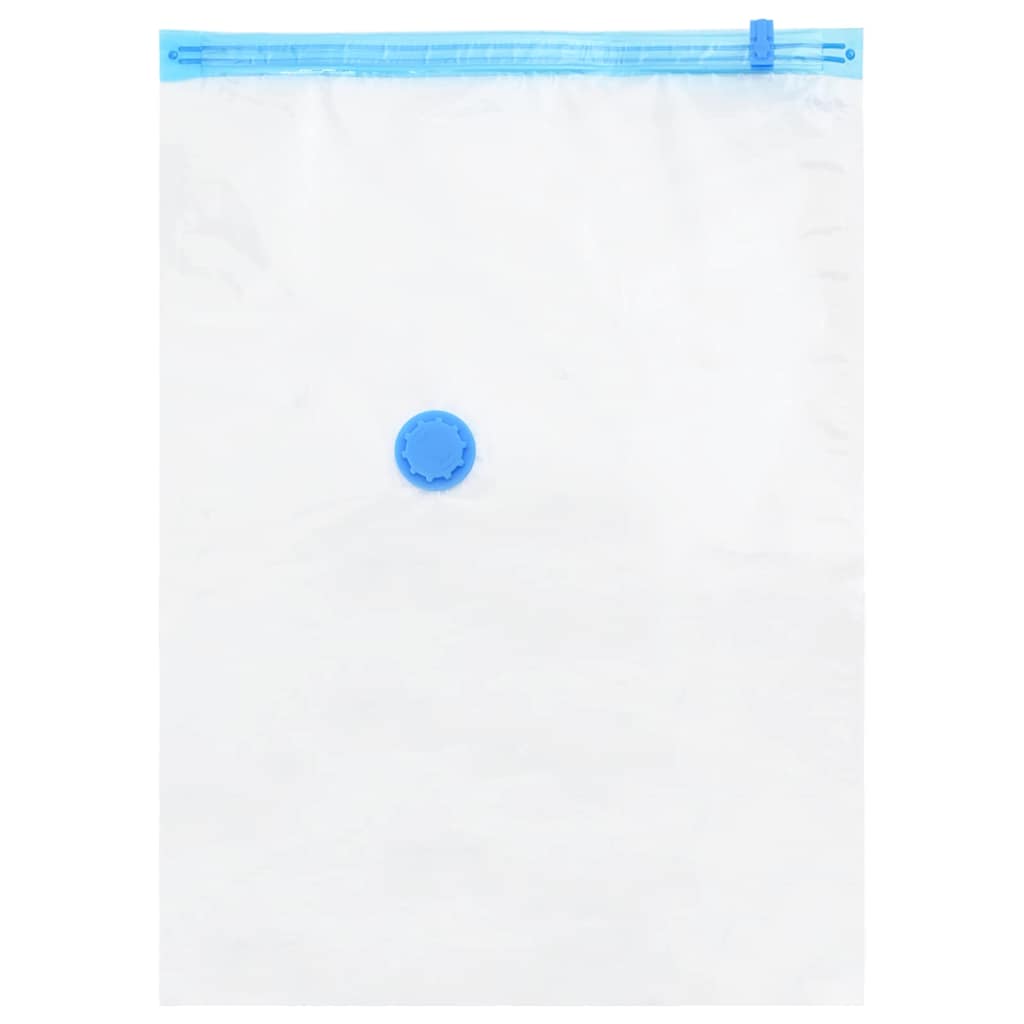 Skladovací Sáčky 10 Ks Transparentní A Modrá 70 X 50 Cm