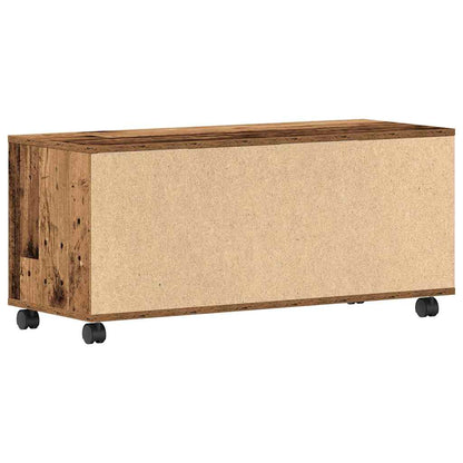 Televizní Skříň 90 X 35 X 40.5 Cm Hnědá Kompozitní Dřevo