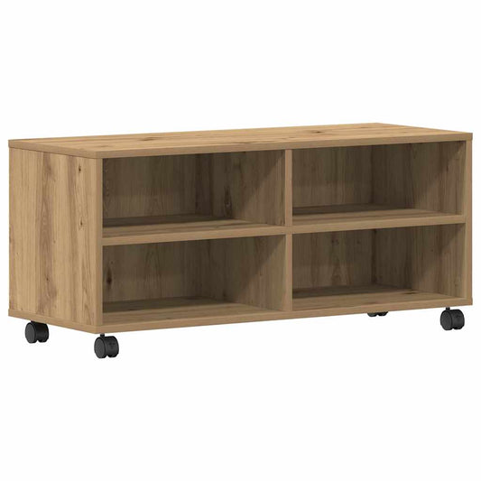 Televizní Skříň 90 X 35 X 40.5 Cm Hnědá Kompozitní Dřevo
