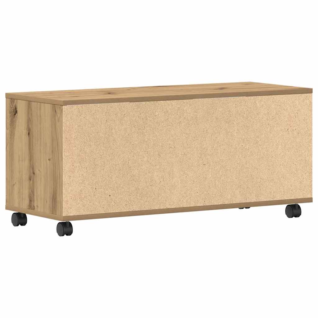Televizní Skříň 90 X 35 X 40.5 Cm Hnědá Kompozitní Dřevo