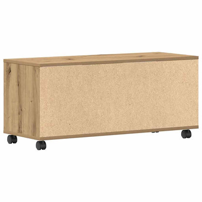 Televizní Skříň 90 X 35 X 40.5 Cm Hnědá Kompozitní Dřevo