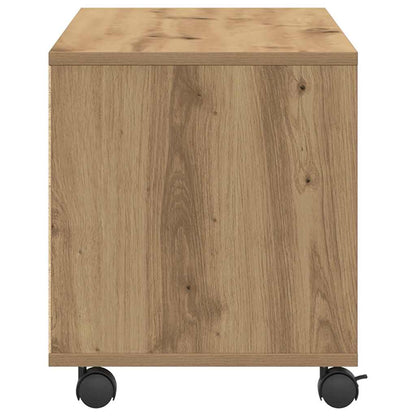Televizní Skříň 90 X 35 X 40.5 Cm Hnědá Kompozitní Dřevo