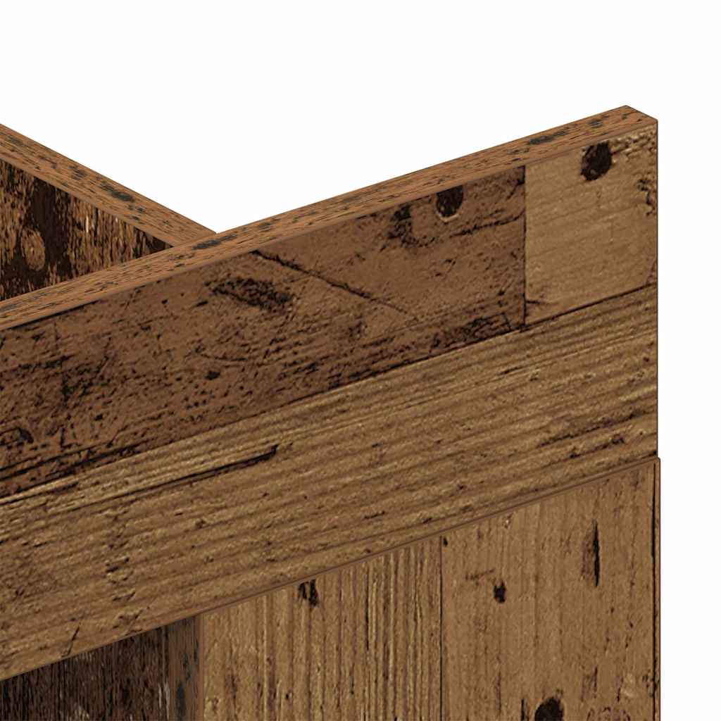 Televizní Skříň 152 X 22 X 113 Cm Staré Dřevo Kompozitní Dřevo