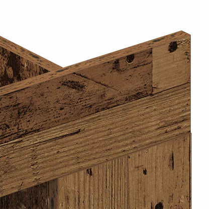 Televizní Skříň 152 X 22 X 113 Cm Staré Dřevo Kompozitní Dřevo
