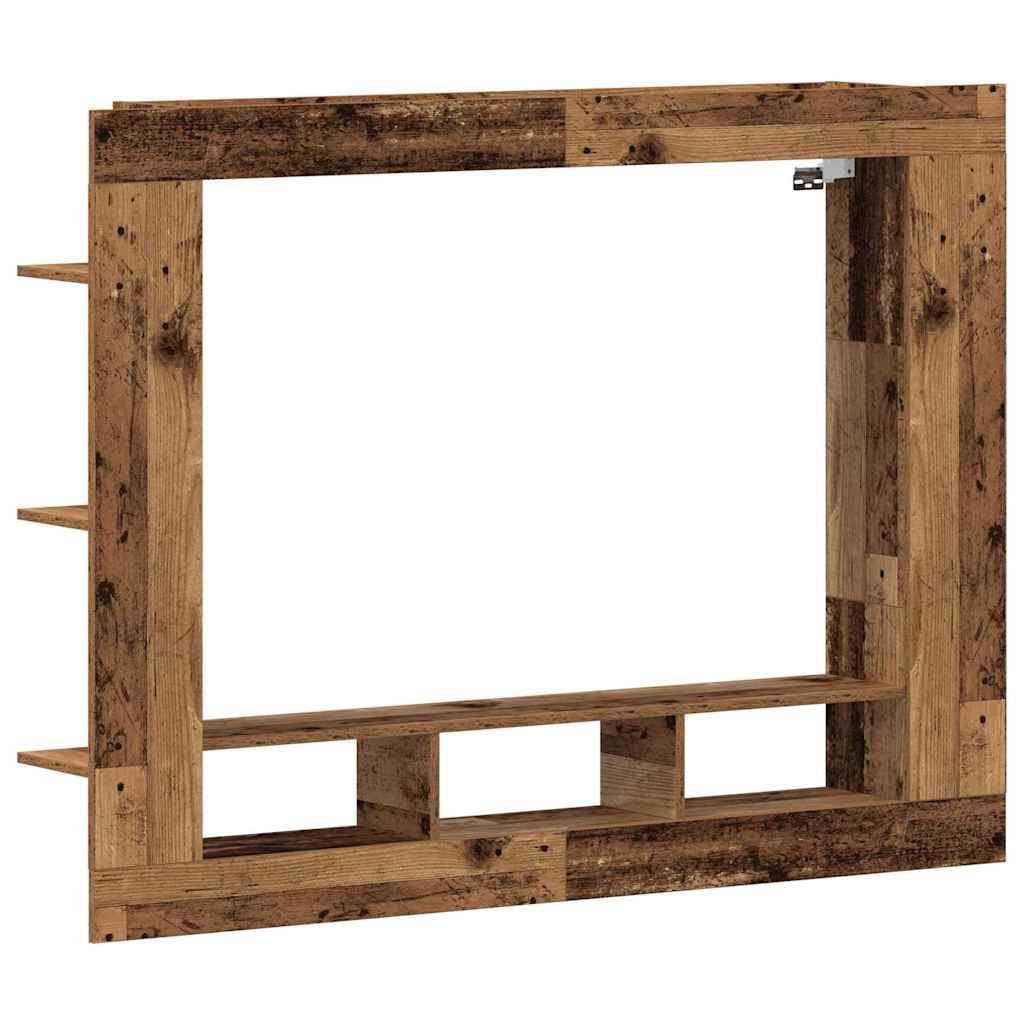 Televizní Skříň 152 X 22 X 113 Cm Staré Dřevo Kompozitní Dřevo