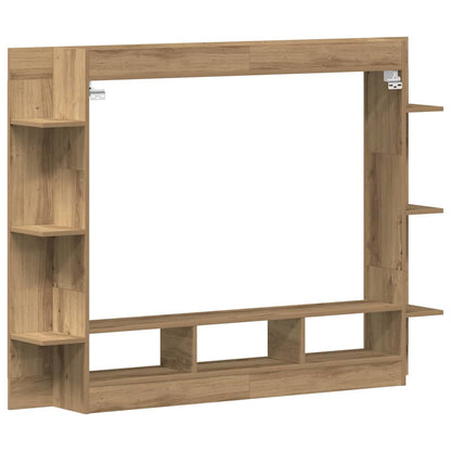 Televizní Skříň 152 X 22 X 113 Cm Dub Artisan Kompozitní Dřevo