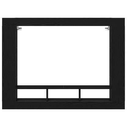 Televizní Skříň 152 X 22 X 113 Cm Černý Dub Kompozitní Dřevo