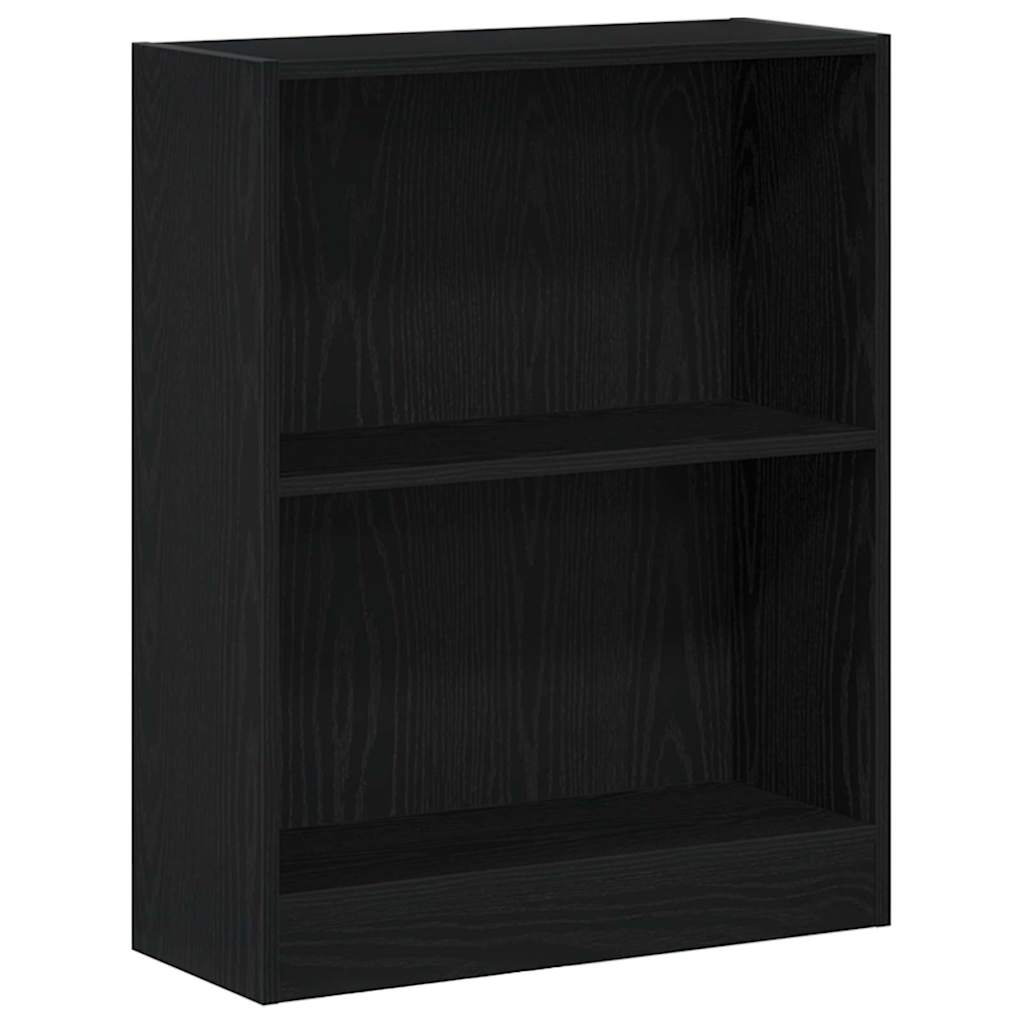 Knihovna 60 X 24 X 76 Cm Kompozitní Dřevo Černý Dub