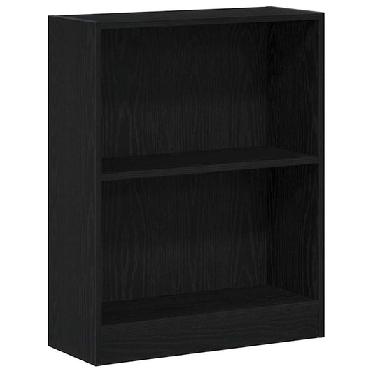 Knihovna 60 X 24 X 76 Cm Kompozitní Dřevo Černý Dub
