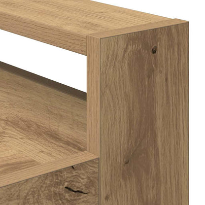 Kuchyňský Vozík Artisanový Dub 60 X 45 X 80 Cm Kompozitní Dřevo