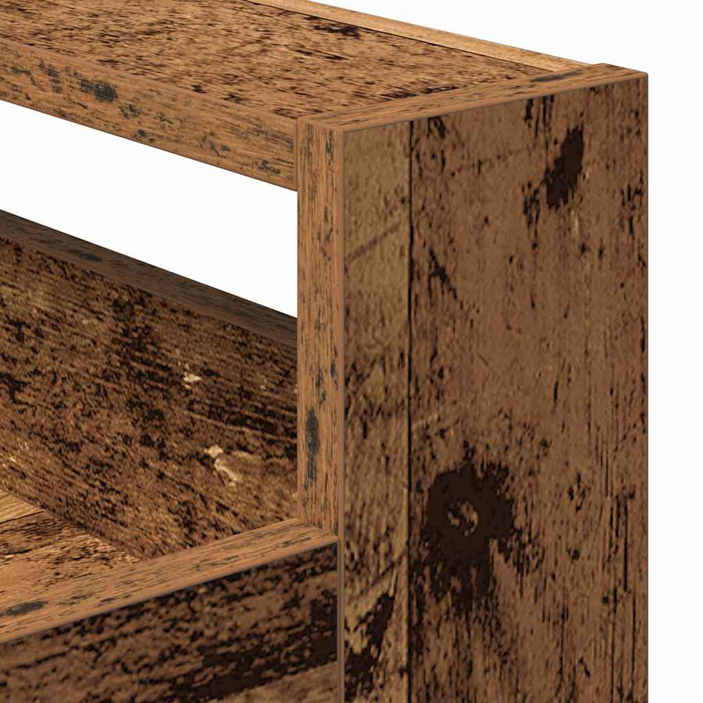 Kuchyňský Vozík Staré Dřevo 60 X 45 X 80 Cm Kompozitní Dřevo