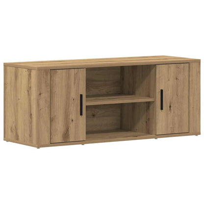 Televizní Skříň 100 X 35 X 40 Cm Dub Artisan Kompozitní Dřevo