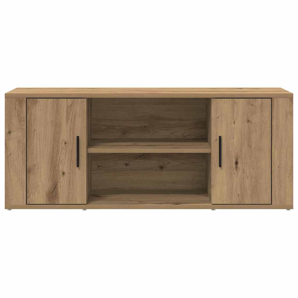 Televizní Skříň 100 X 35 X 40 Cm Dub Artisan Kompozitní Dřevo