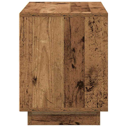 Televizní Skříň 80 X 35 X 45 Cm Staré Dřevo Kompozitní Dřevo