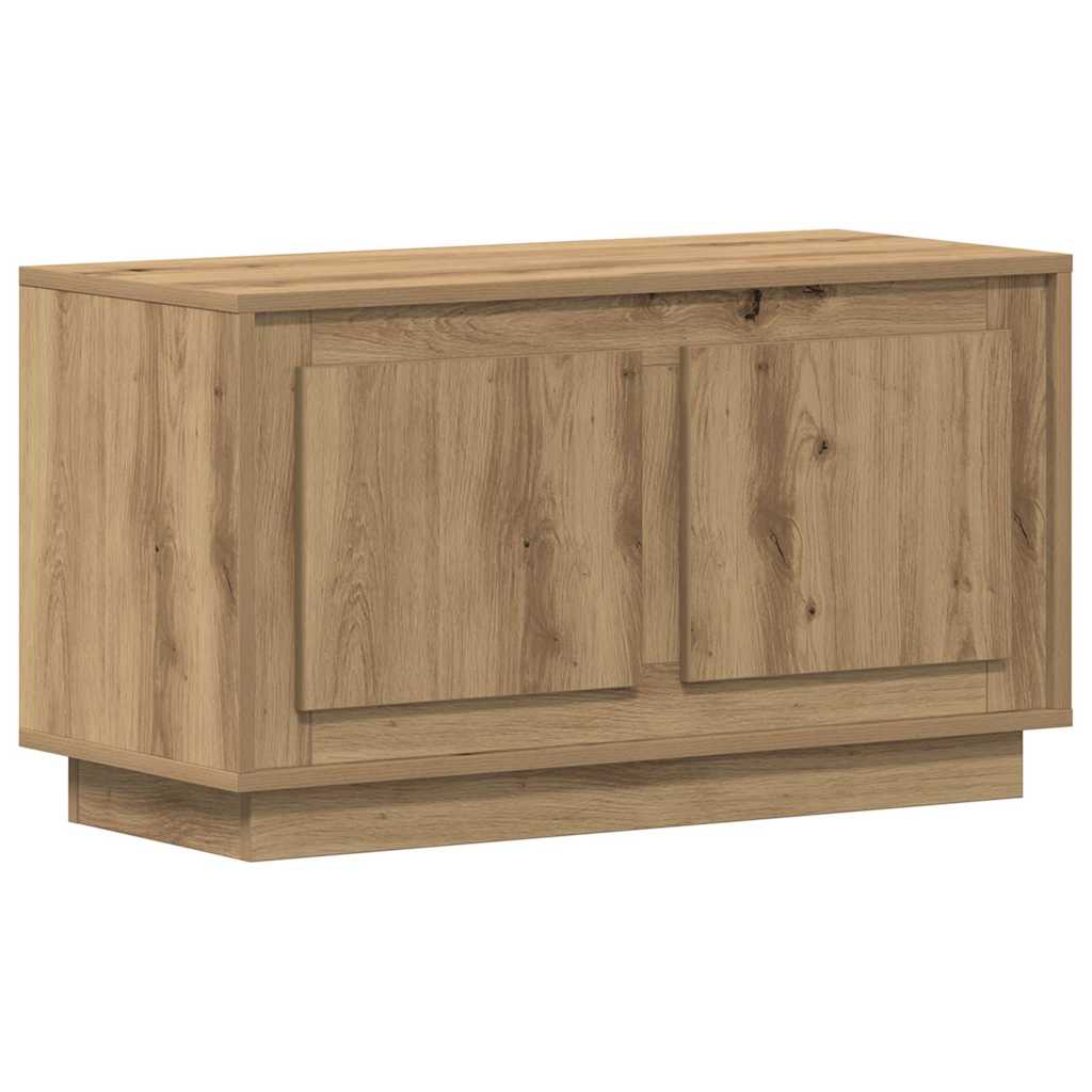 Televizní Skříň 80 X 35 X 45 Cm Dub Artisan Kompozitní Dřevo