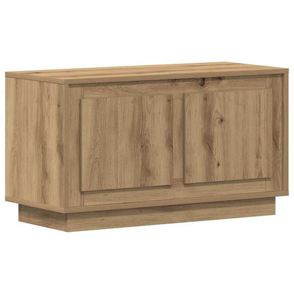 Televizní Skříň 80 X 35 X 45 Cm Dub Artisan Kompozitní Dřevo