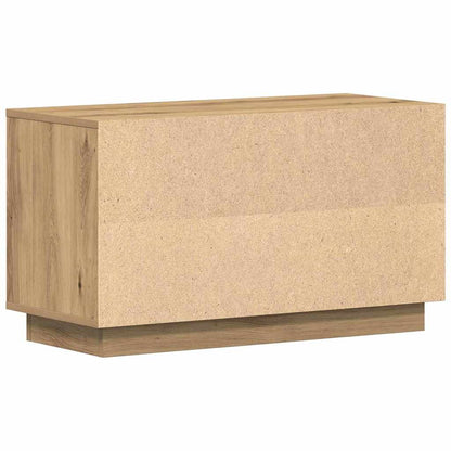 Televizní Skříň 80 X 35 X 45 Cm Dub Artisan Kompozitní Dřevo
