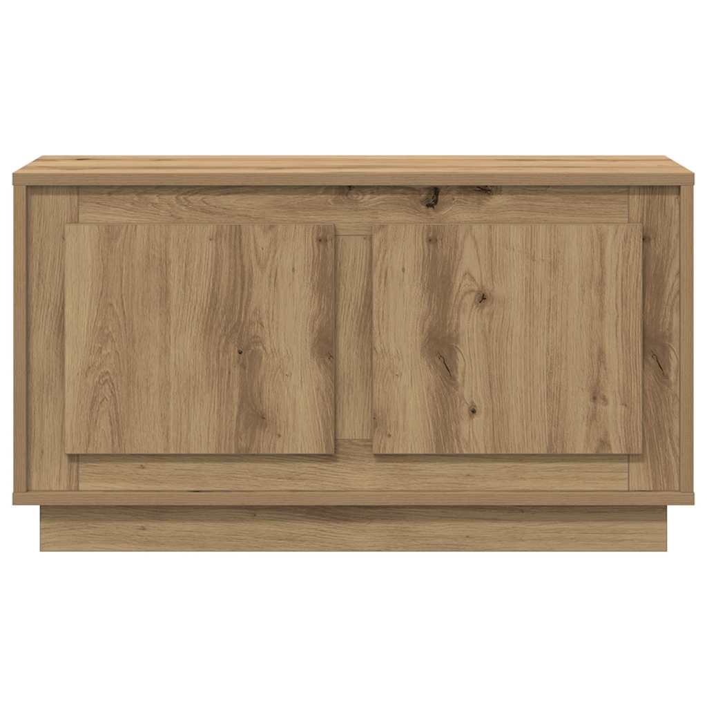 Televizní Skříň 80 X 35 X 45 Cm Dub Artisan Kompozitní Dřevo