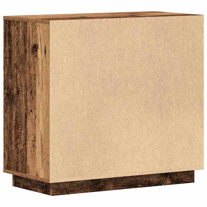 Servírovací Skříň Staré Dřevo 80 X 40 X 75 Cm Kompozitní Dřevo