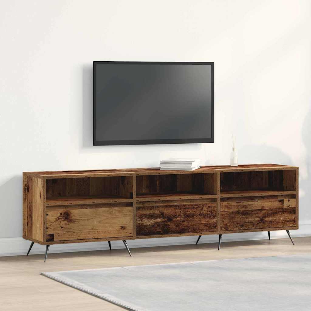 Televizní Skříň 150 X 30 X 44,5 Cm Staré Dřevo Kompozitní Dřevo