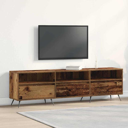 Televizní Skříň 150 X 30 X 44,5 Cm Staré Dřevo Kompozitní Dřevo