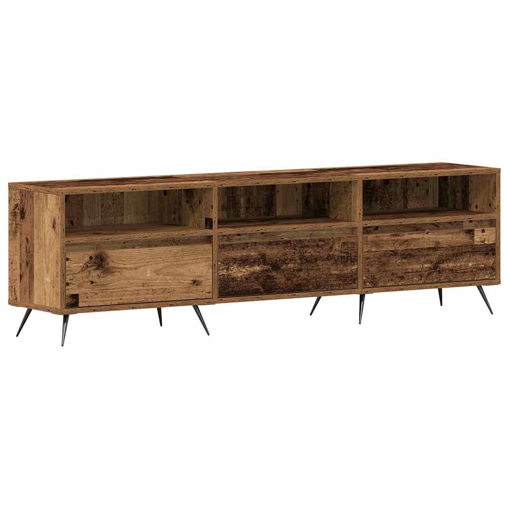 Televizní Skříň 150 X 30 X 44,5 Cm Staré Dřevo Kompozitní Dřevo