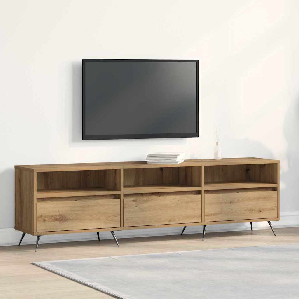 Televizní Skříň 150 X 30 X 44,5 Cm Dub Artisan Kompozitní Dřevo