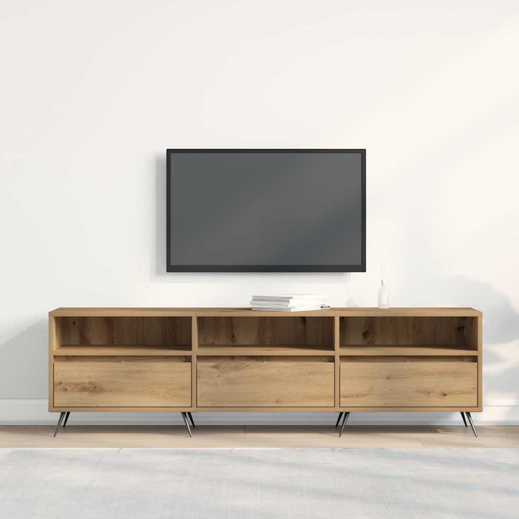 Televizní Skříň 150 X 30 X 44,5 Cm Dub Artisan Kompozitní Dřevo