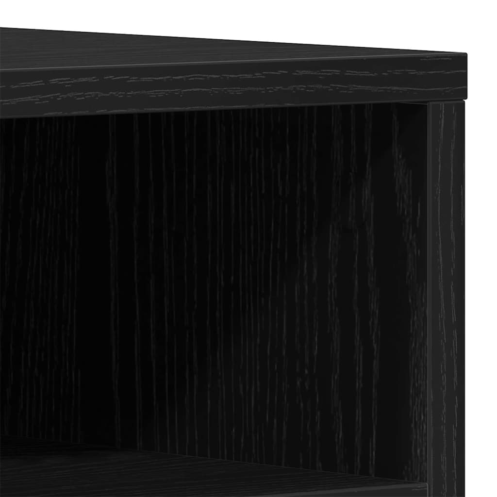 Televizní Skříň 150 X 30 X 44,5 Cm Černý Dub Kompozitní Dřevo
